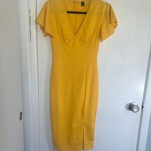 Shein Elegant Yellow Dress